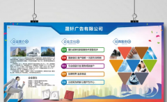 企業異形文化墻布置圖