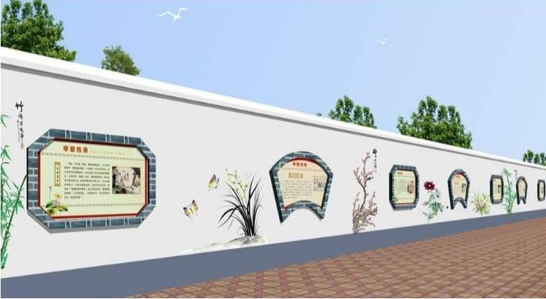 簡約校園文化墻制作效果圖