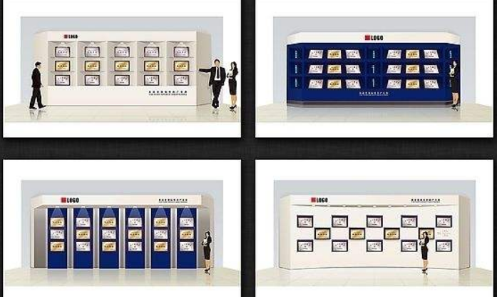 企業(yè)榮譽(yù)墻展廳設(shè)計(jì)公司文化墻創(chuàng)意效果圖