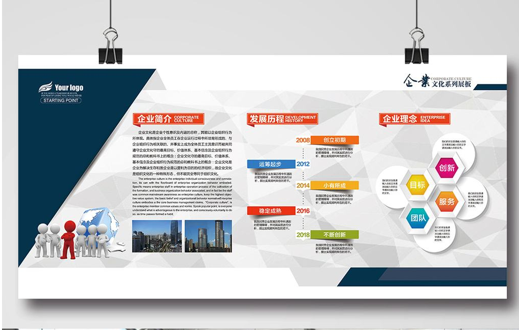 企業(yè)產(chǎn)品介紹微立體文化墻
