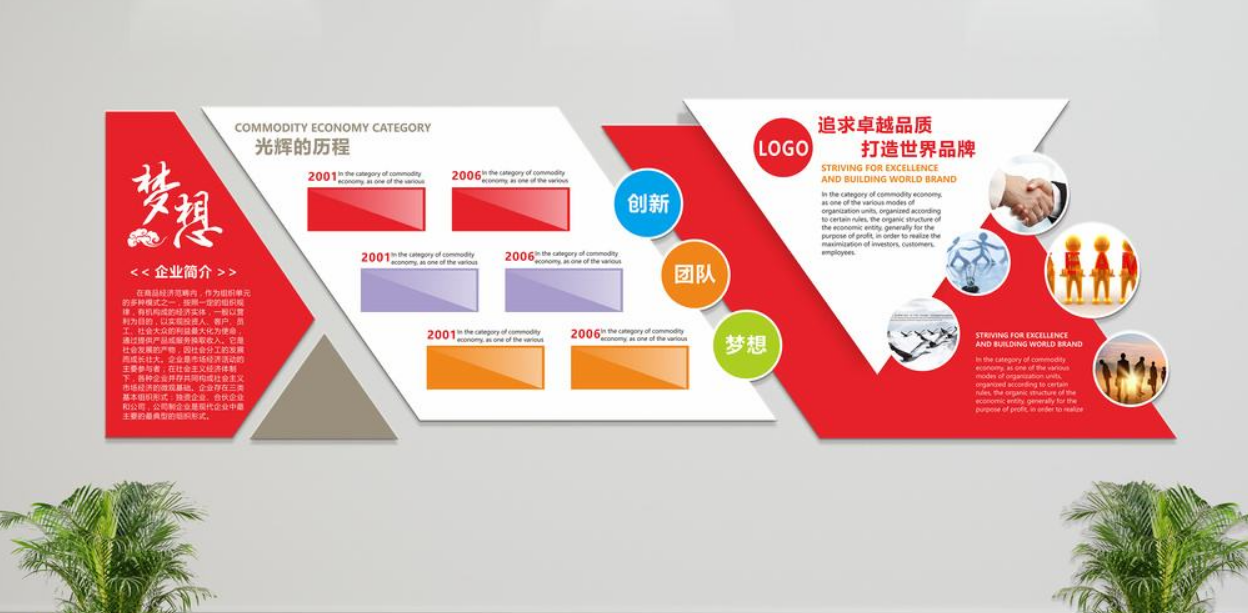微立體企業(yè)文化墻