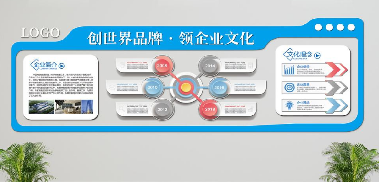 微立體企業(yè)文化墻公司形象墻照片墻雕刻造型