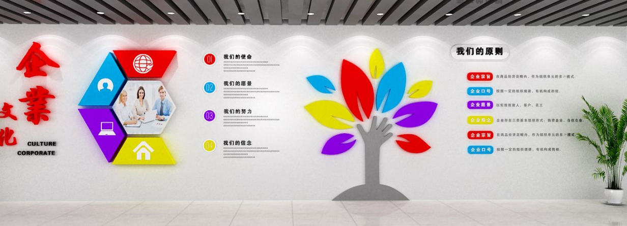 文化墻定制pvc效果圖