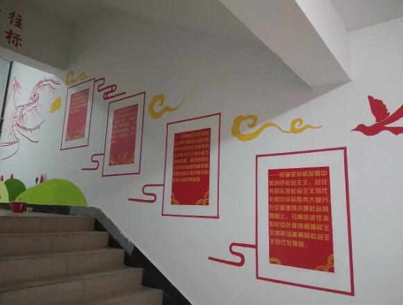 創(chuàng)意社區(qū)黨建立體文化墻制作