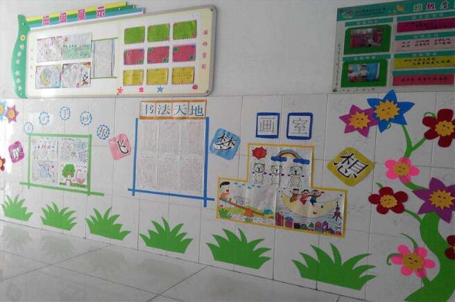 創意立體班級文化墻制作效果圖