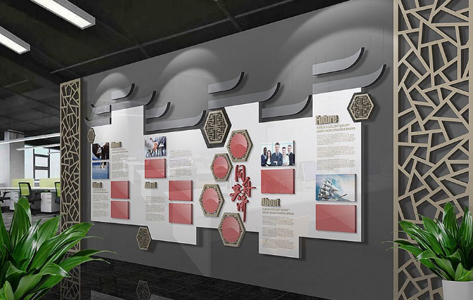 企業文化墻效果圖