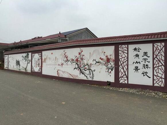 創意街道文化墻彩繪制作效果圖