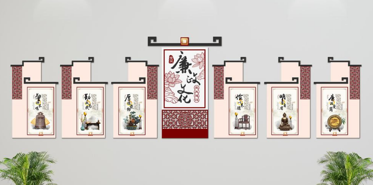 微立體uv企業文化墻走廊設計