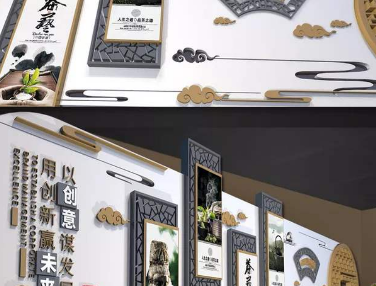 中國風文化墻設計