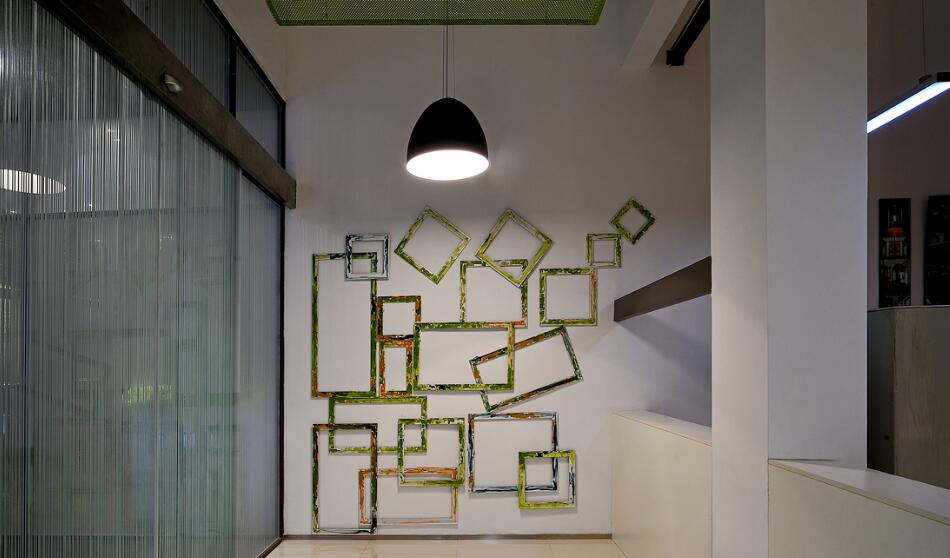 公司創(chuàng)意辦公室文化墻制作效果圖