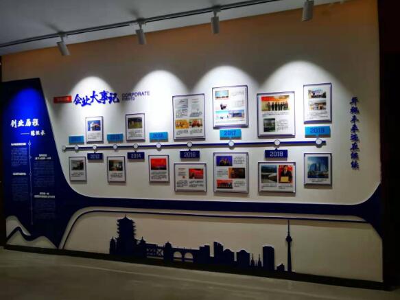 公司創意樓道文化墻制作效果圖