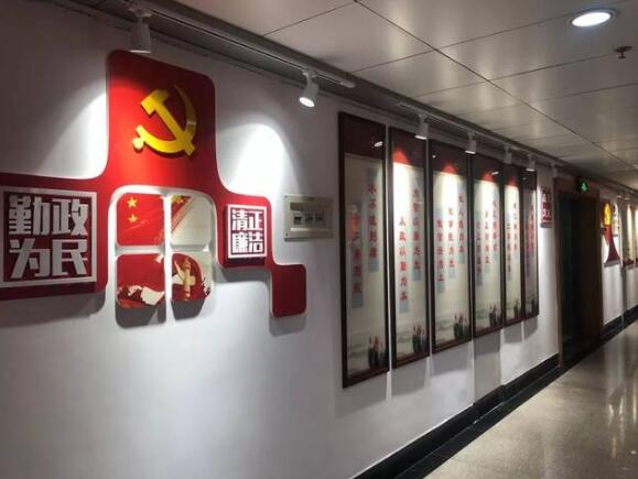 公司黨建文化墻制作效果圖