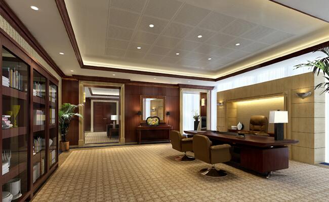 董事長辦公室文化墻制作效果圖