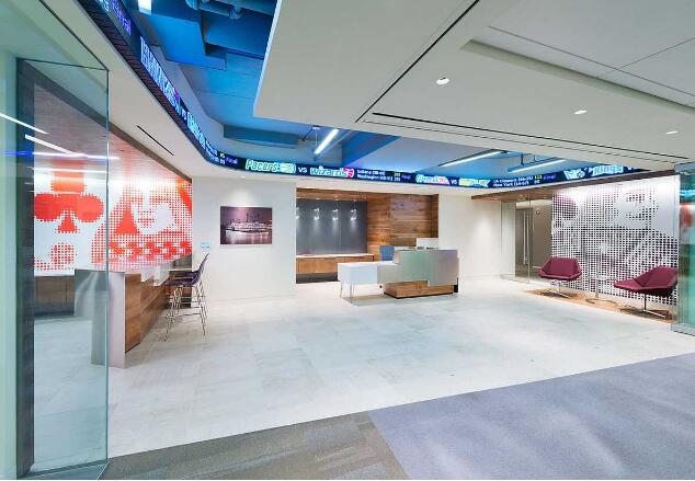 簡約企業辦公室文化墻制作效果圖