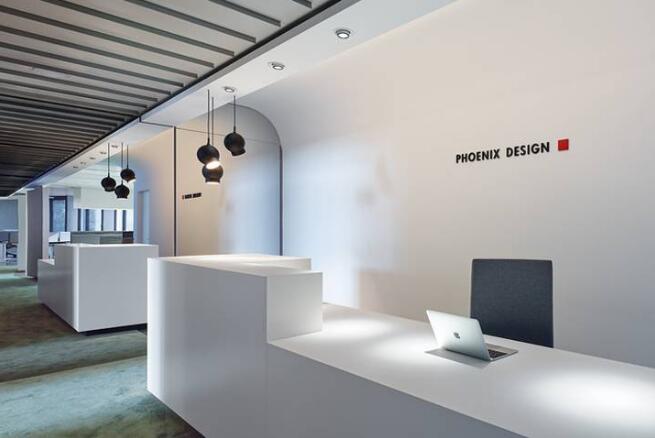 簡約企業辦公室文化墻制作效果圖