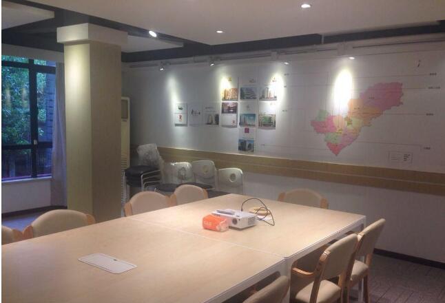 簡約企業辦公室文化墻制作效果圖