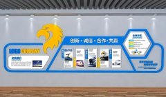 大型企業文化墻制作效果圖