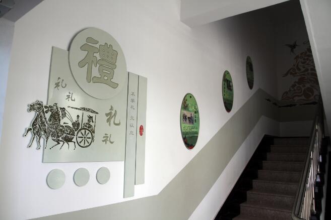 創意簡約校園文化墻制作效果圖