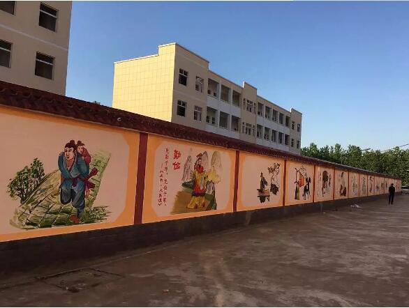 創意簡約校園文化墻制作效果圖