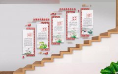 廉政宣傳文化墻制作效果圖