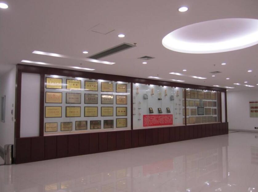 大氣中庭企業文化墻榮譽墻制作圖