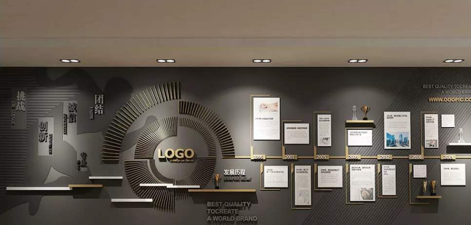 高端大氣創(chuàng)意通用立體企業(yè)文化墻形象墻設(shè)計