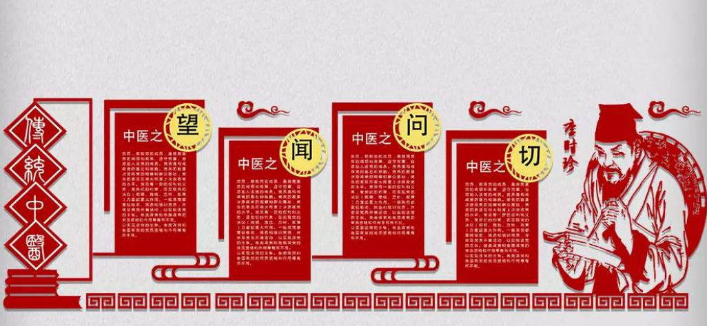 廉政文化墻中式展廳古典展館3d效果圖