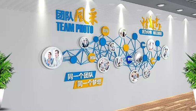 優(yōu)秀企業(yè)文化墻制作效果圖
