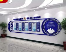 警局文化墻制作效果圖