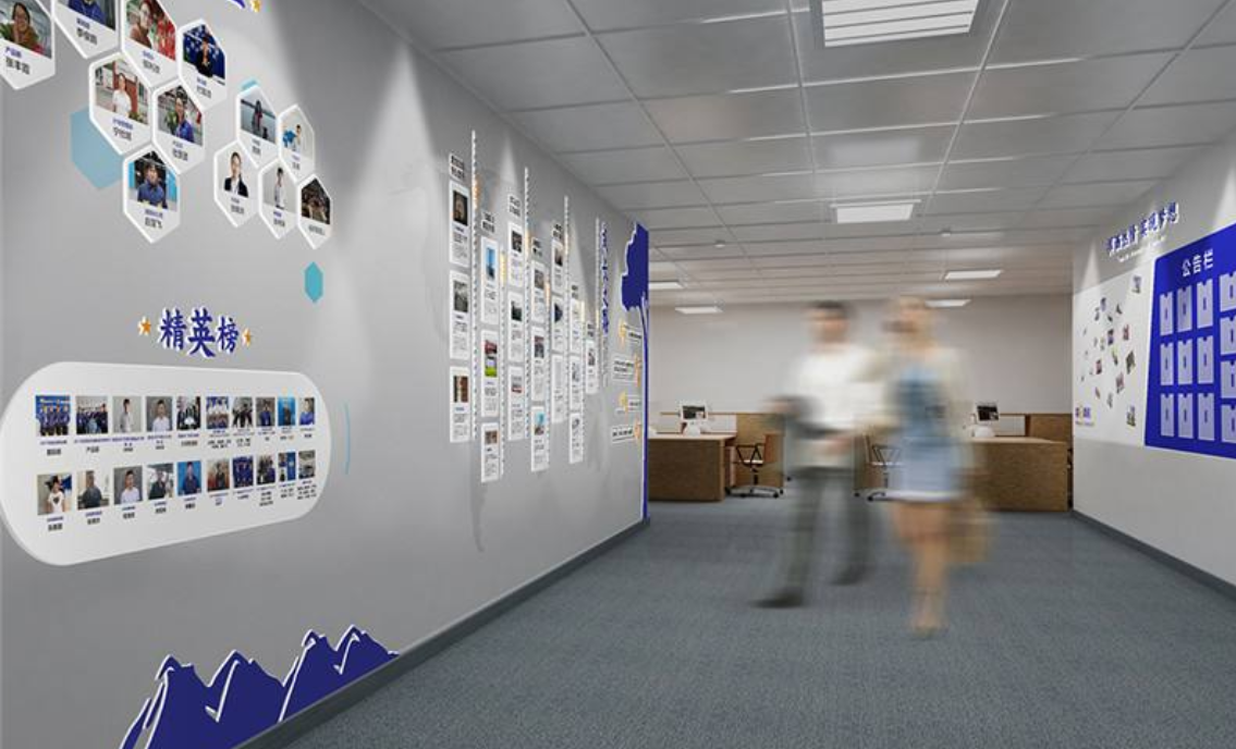 整套現代企業文化墻企業品牌形象設計