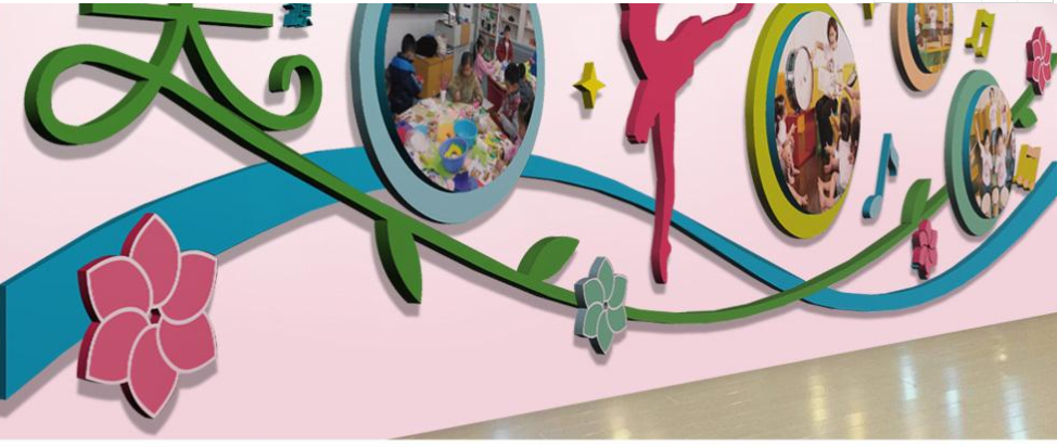 舞蹈室文化墻室內設計文化墻