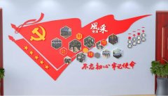 立體黨員風(fēng)采文化墻制作效果圖