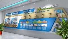 高端公司文化墻制作效果圖