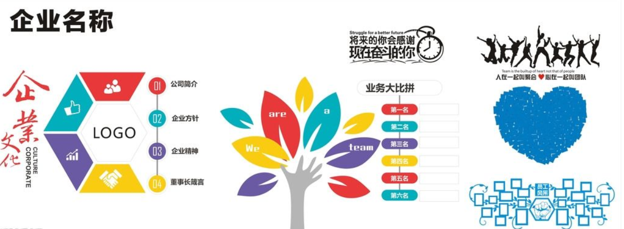 高端大氣pvc創(chuàng)意通用立體企業(yè)文化墻形象墻設(shè)計(jì)