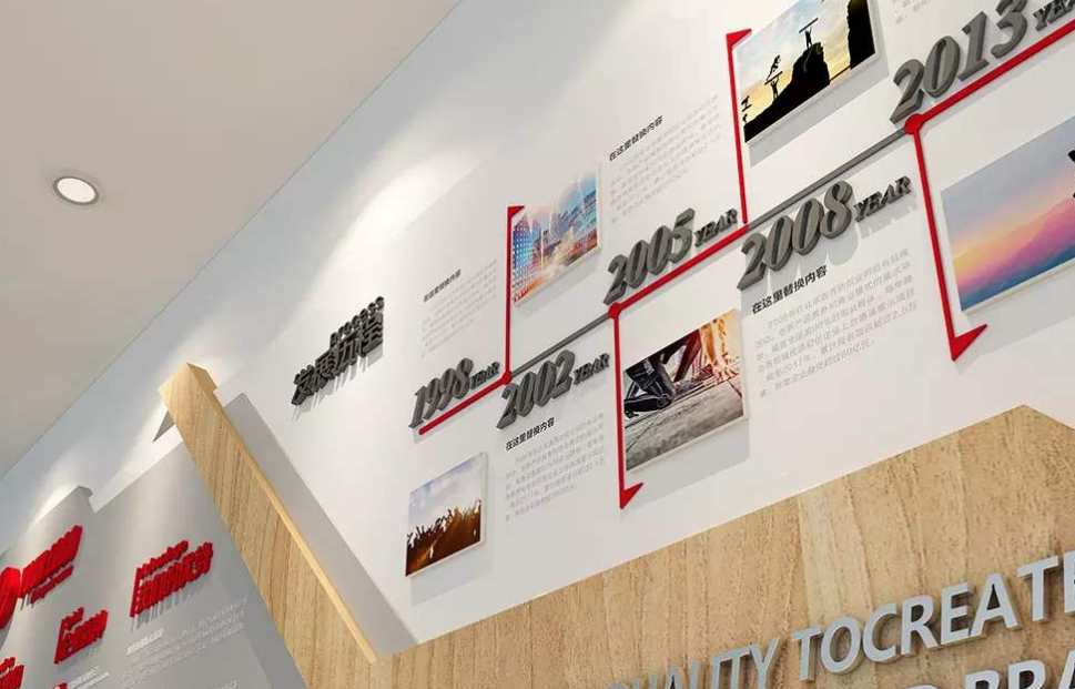 企業文化墻的打造在于公司整體規劃,創意設計