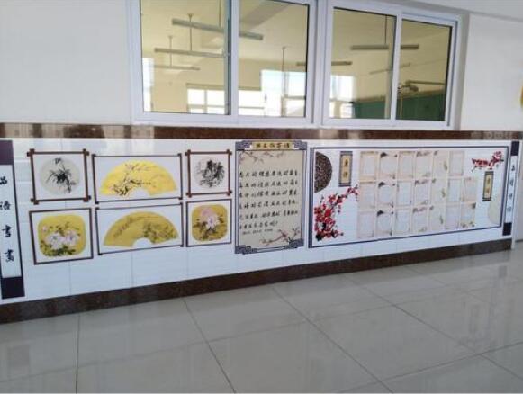 校園主題文化墻制作效果圖