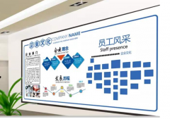 微立體企業文化墻活動室照片墻