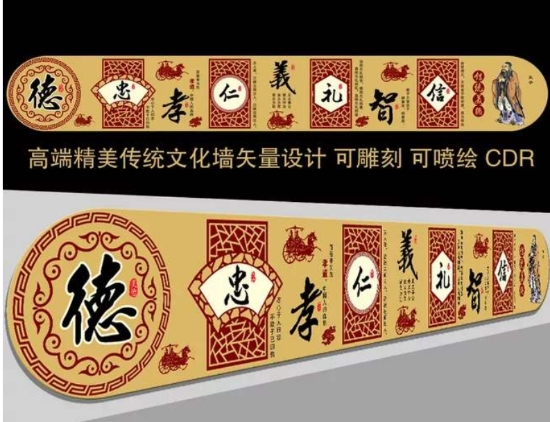 家庭美德鄰里和諧社區文化墻