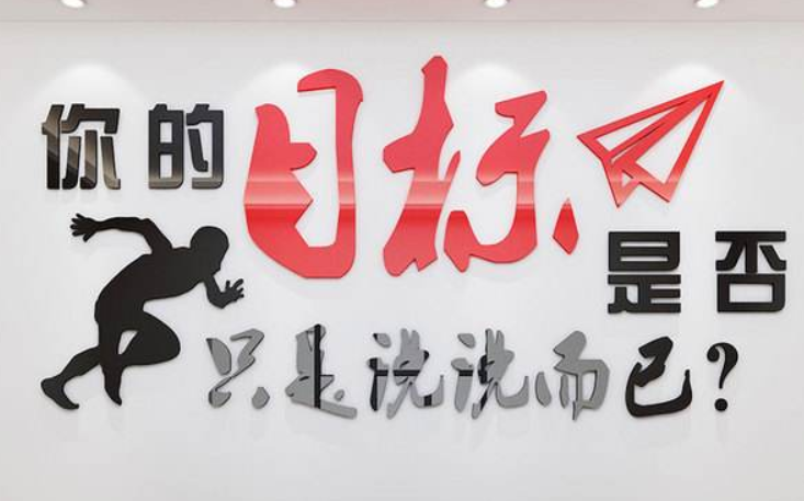 公司企業文化墻掛畫辦公室海報裝飾畫勵志標語會議室墻