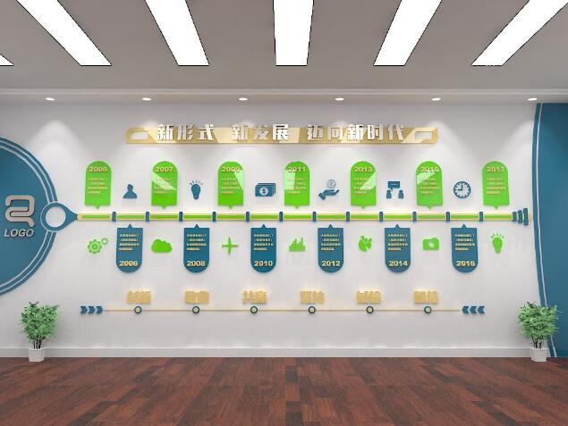 特色公司文化墻制作效果圖