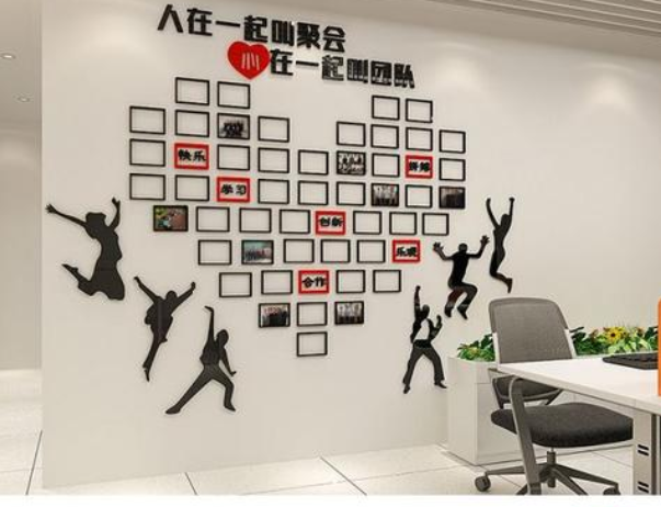 企業(yè)文化墻創(chuàng)意設(shè)計(jì)公司走廊布置3d效果圖