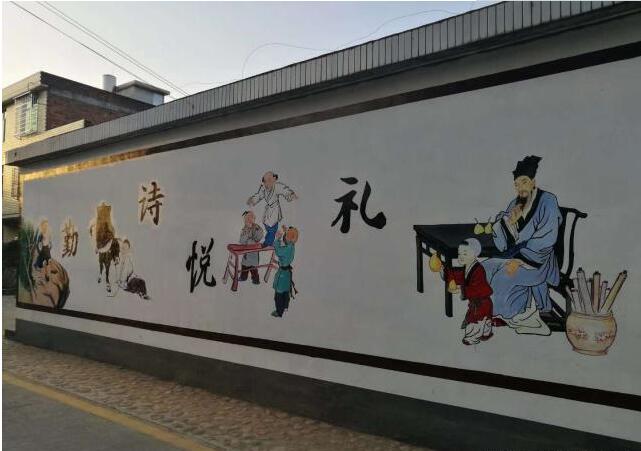 特色國學(xué)文化墻制作效果圖