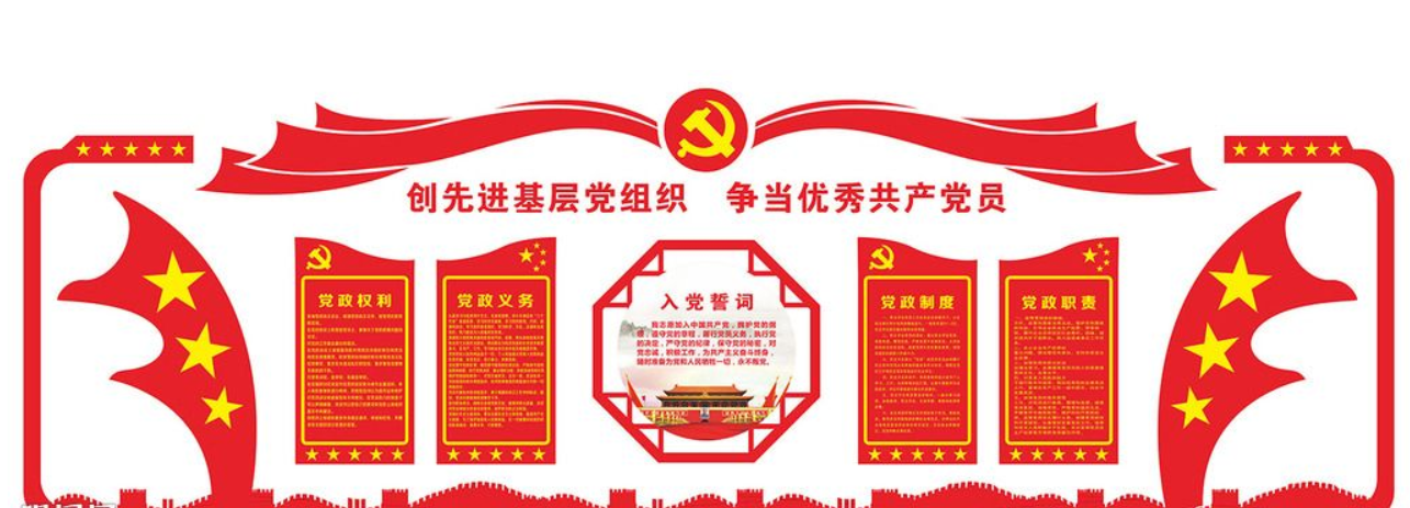 永遠跟黨走黨建文化墻