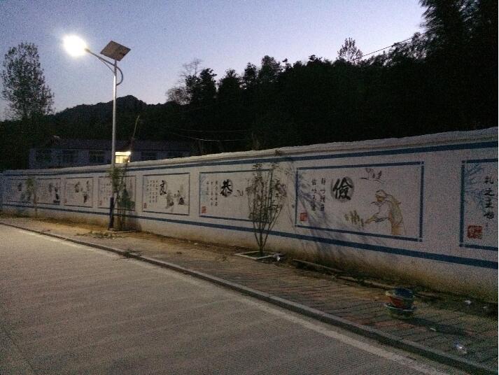 特色文化農村文化墻制作效果圖