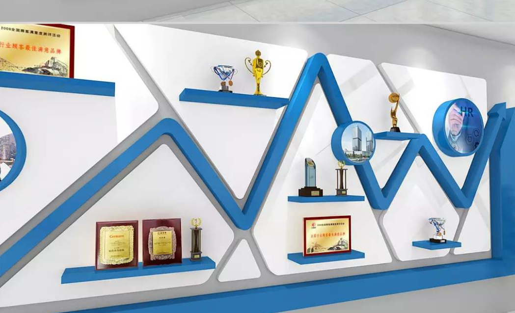 企業文化墻展廳照片墻公司員工風采效果圖設計圖片