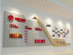 創(chuàng)意企業(yè)宣傳文化墻制作效果圖