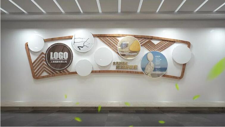 中式企業文化墻制作效果圖