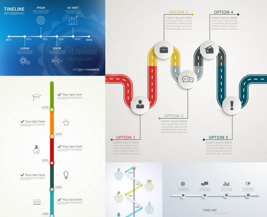 藍色立體企業大事記發展歷程榮譽文化墻展板