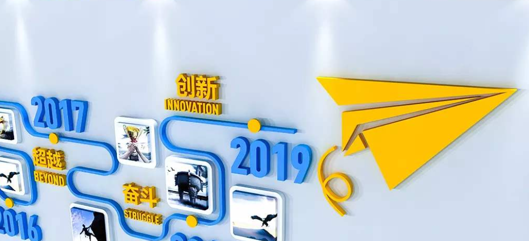 企業大事記文化墻時間軸設計公司發展歷程