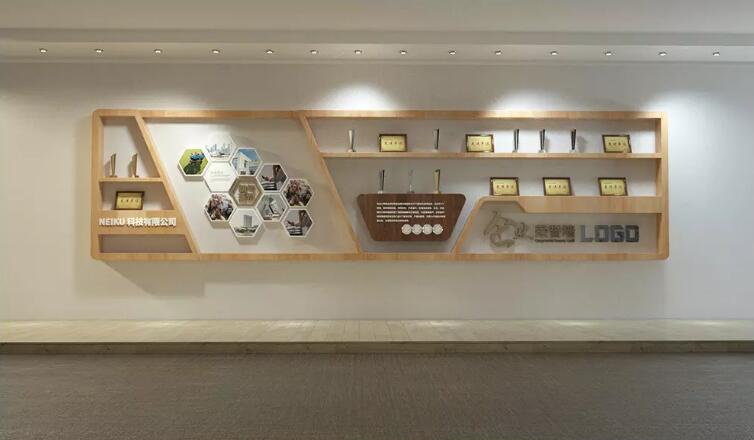 木質企業文化墻制作文化墻制作效果圖